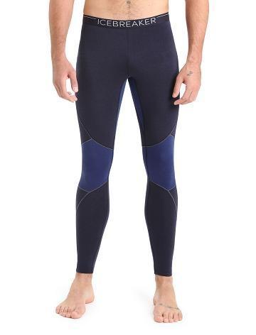 Base Layers Icebreaker BodyfitZone™ Merino 260 Zone Thermal Leggings Homme Bleu Marine Bleu Royal Bleu Marine | FR 1392WNBY